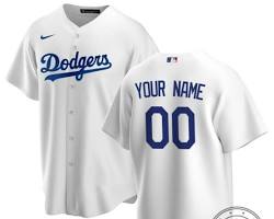 Image of Custom Dodgers jersey