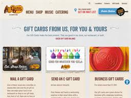 Cracker Barrel Old Country Store | Gift Card Balance Check | United ...