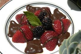 Image result for strawberries and chocolate fondue