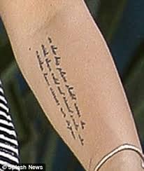 Miley Cyrus reveals her new tattoo... a quote from President ... via Relatably.com