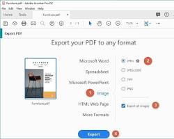 Extracting images from PDF using a PDF editor