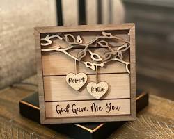 Personalized wood gift