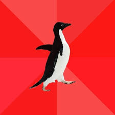 Socially Awkward Penguin | Know Your Meme via Relatably.com