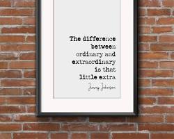 Image of Jimmy Johnson quote wall art