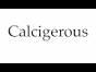 calcigerous