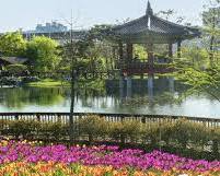 대전 서구 만년동 한밭수목원 전경, AI로 생성