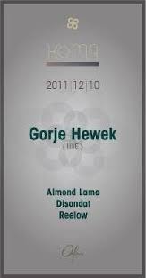 RA: Gorje Hewek-Live, Almond Lama, Disandat and others at Koma: Gorje Hewek (Live), Almond Lama, Disandat, ... - hu-1210-318326-front