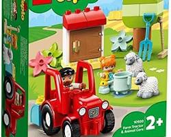 Image of LEGO DUPLO Farm Tractor and Animal Care (10950)