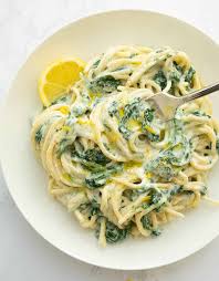 EASY LEMON RICOTTA PASTA & SPINACH - The clever meal