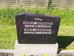 Grab von Marie Jungmann (17.02.1890-06.11.1971), Friedhof Wirdum ... - w6107