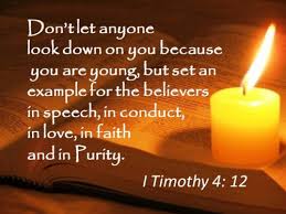 Image result for images for 1Timothy 4:12