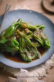 Chinese Sautéed Green Peppers-Tiger Skin Pepper - China ...