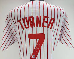 Image of Custom Trea Turner Phillies jersey
