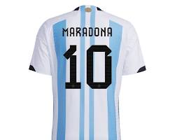 Image of Diego Maradona Argentina jersey