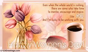 Image result for Happy Women’s Day greeting
