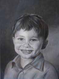 Portrait eines kleinen Jungen – eine Grisaille – <b>Monika Kunze</b> - jona1