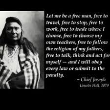Nez Perce Chief Joseph Quotes. QuotesGram via Relatably.com