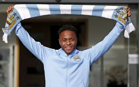 Sterling at Manchester City (courtesy of Daily Mirror)