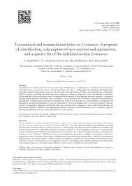 (PDF) Taxonomical and nomenclatural notes on Centaurea: A ...