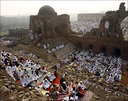 Image result for ‫مسجد "بابري" في ‫#‏الهند‬ بعد أن هدمه الهندوس ا‬‎