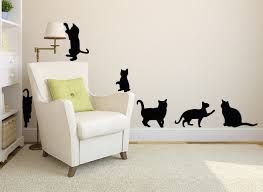 Znalezione obrazy dla zapytania naklejka na ścianę koty