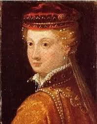 Gianfrancesco Gonzaga (1395-1444), 1° marchese di Mantova, e la moglie Paola Malatesta (+1449). La malformazione ereditaria saltò ... - 15xx44j