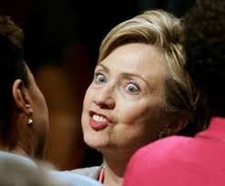 Image result for creepy hillary