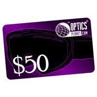 OpticsPlanet.com Email Gift Certificate $50 | 4.6 Star Rating w/ Free ...