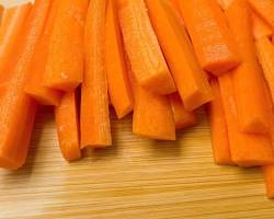 Gambar Chopped carrots