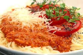 Bildresultat för spagetti och köttfärssås