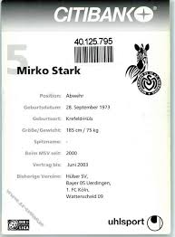 Mirko Stark MSV Duisburg: Ansichtskarten-Center Onlineshop