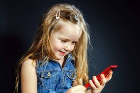 Image result for kid on phone
