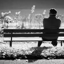 Image result for picture old man sitting alone