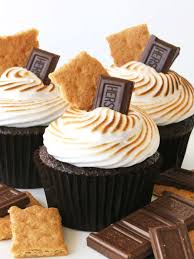 Chocolate S'mores Cupcakes
