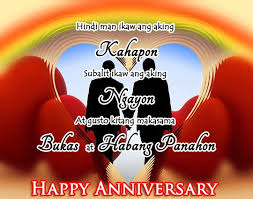 Tagalog Anniversary Messages Messages, Greetings and Wishes ... via Relatably.com