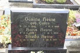 Grab von Hans Heine (06.09.1906-16.04.1963), Friedhof Emden ... - ea336
