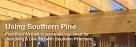 Southern pine lumber