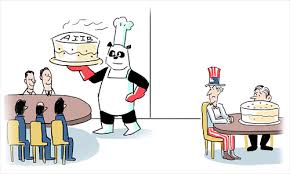 Image result for cartoon chinese bank AIIB