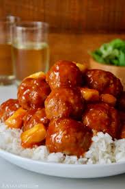 Baked Sweet and Sour Meatballs - Just a Taste