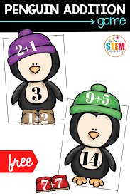 Penguin Addition Practice Game - The Stem Laboratory
