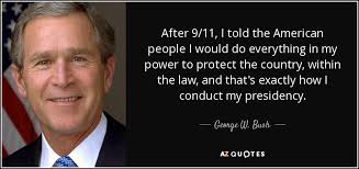 George W. Bush quote: After 9/11, I told the American people I ... via Relatably.com