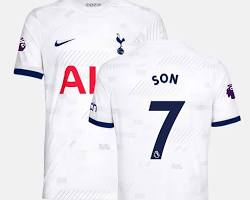 Image of Son HeungMin Tottenham Hotspur jersey