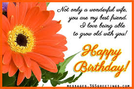 Birthday Wishes for Wife Messages, Greetings and Wishes - Messages ... via Relatably.com