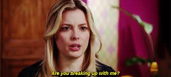 britta perry on community are you breaking up with me. reese witherspoon as elle woods breakup. britta perry on community are you breaking up with me - britta-are-you-breaking-up-with-me