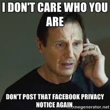 Do You Realize How Dumb You Look By Posting That Facebook Privacy ... via Relatably.com