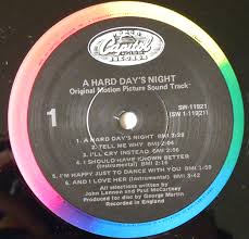 Beatles-Platten - Originalpressungen: A hard day\u0026#39;s night - hard_day_sound_label