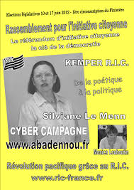 Cyber campagne pour la candidate Silviane Le Menn - affiche_SilvianeLeMenn2012