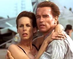 Imagen de Arnold Schwarzenegger y Jamie Lee Curtis en Mentiras Verdaderas
