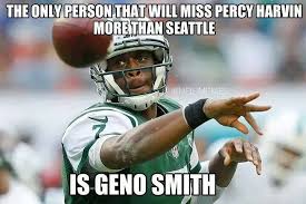 PHOTO: New York Jets quarterback Geno Smith will never live this ... via Relatably.com