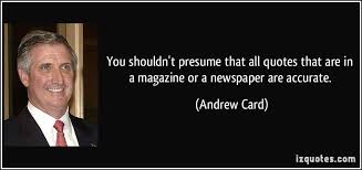 Andrew Card Quotes. QuotesGram via Relatably.com